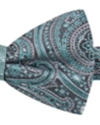 Ryan Seacrest Distinction Men's Paisley Pre Tied Bow Tie Blue Size One Size
