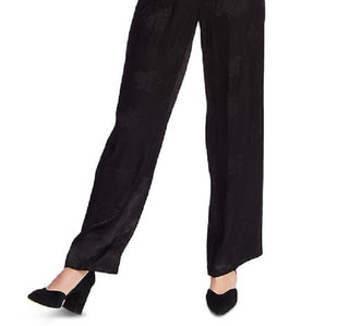 1.STATE Women's Sleeveless V Neck Evening Straight Leg Jumpsuit Black Size 4