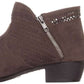 American Rag Women's Round Toe Block Heel Booties Brown Size 9.5 M