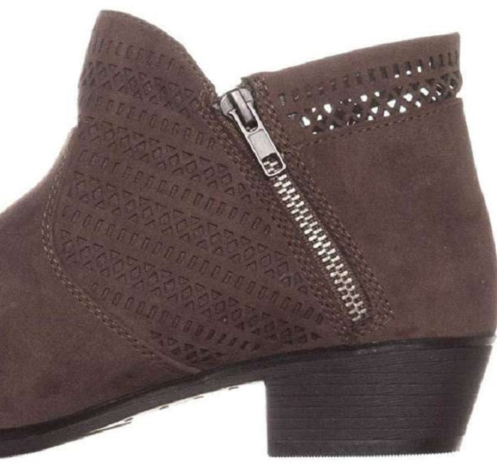 American Rag Women's Round Toe Block Heel Booties Brown Size 9.5 M