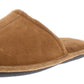 Gold Toe Men's Suede Memory Foam Slip on Slippers Brown Size X-Large
