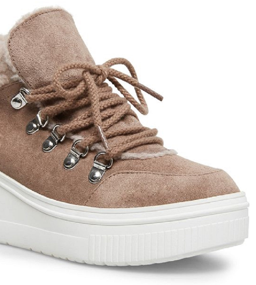 Madden Girl Women's Lace up Fashion Sneakers Shoes Brown Size 8 M