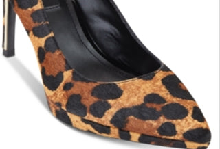 DKNY Women's Camel Leopard Lexi Pump Brown Size 8