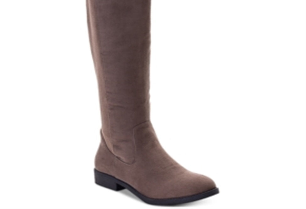 Style & Co Women's Almond Toe Over Knee Fashion Boots Brown Size 5.5 M