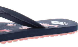 Sperry Women's Warf Lobster Print Slides Flip Flops Pink Size 7 M