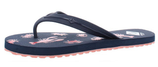 Sperry Women's Warf Lobster Print Slides Flip Flops Pink Size 10 M