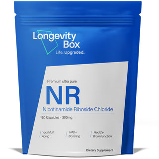 Longevity Box Premium Ultra Pure Nicotinamide Riboside - 120 Capsules