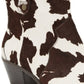 INC Women's Cow Pull-on Straps Cushioned Comfort Latisha Pointed Toe Block Heel Zip-up Booties White Size 7.5 M