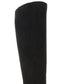 INC International Concepts Women's Round Toe Wedge Zip up Leather Athletic Sneakers Black Size 6.5 M