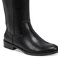 Tommy Hilfiger Women's Imina 3 Faux Leather Knee High Riding Boots Black Size 8 MW