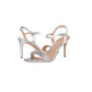 Jewel Badgley Mischka Women's Natasha Patent Slingback Evening Heels Silver Size 6.5M
