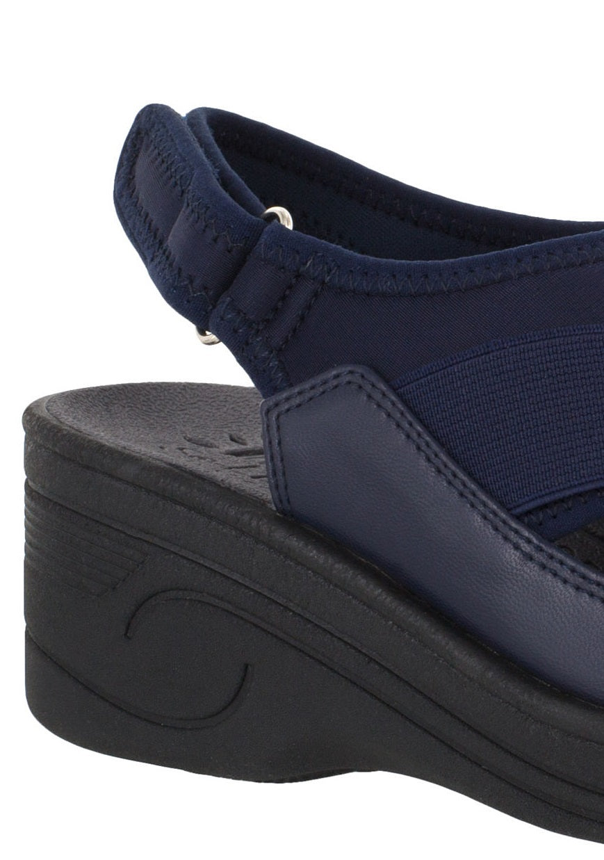 Easy Street Women's Delight Shoes Blue Size 8 WW