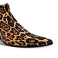 Calvin Klein Women's Fara Natural Winter Leopard Booties Brown Size 9 M