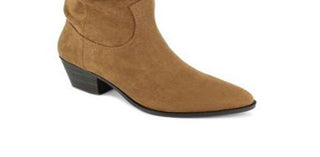 Esprit Women's Polina Pleated Western Booties Brown Size 11