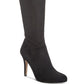 INC International Concepts Women's Taisa Solid Almond Toe Knee High Boots Black Size 10 M