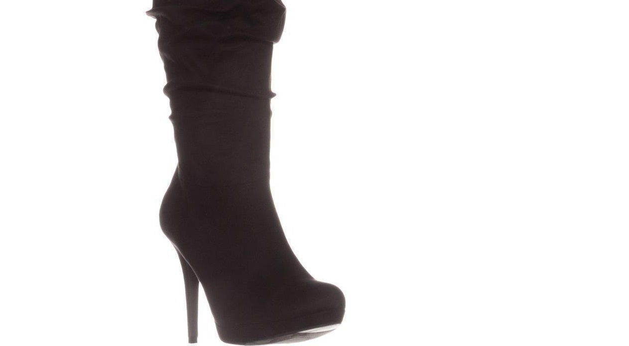Thalia Sodi Women's Brisa Heeled Boots Black Size 11W-WC