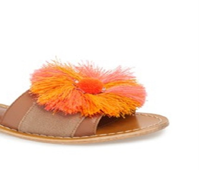 Kenneth Cole New York Women's Orton Sandals Orange Size 8 M