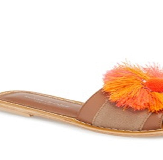 Kenneth Cole New York Women's Orton Sandals Orange Size 8 M
