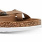 Madden Girl Women's Garnett Strappy Footbed Sandals Brown Size 7.5 M