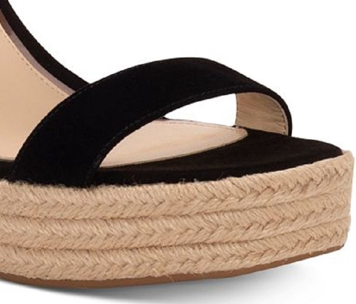 Jessica Simpson Women's Siera Platform Wedges Sandel Black Size 5.5