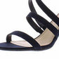Bar III Women's Blythe Ankle Open Toe Dress Sandals Black Size 6.5 M