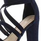 Bar III Women's Blythe Ankle Open Toe Dress Sandals Black Size 6.5 M