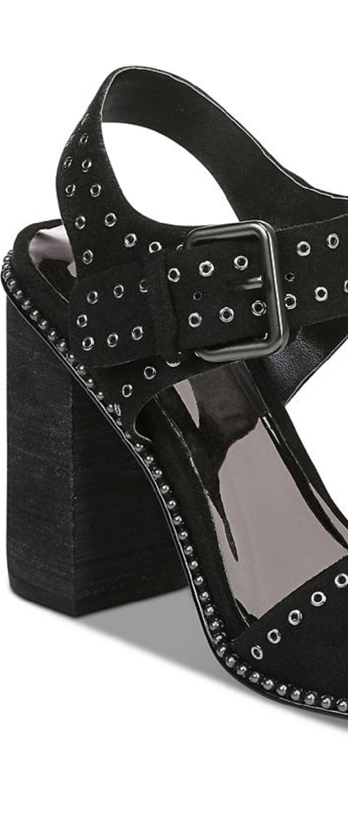 Carlos By Carlos Santana Women's Nelli Ankle Strap Heeled Sandal Black Size 9 M