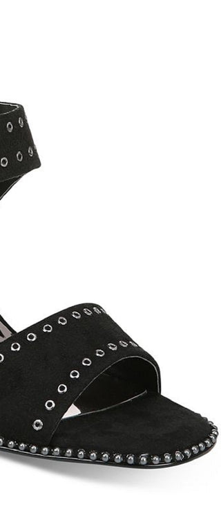 Carlos By Carlos Santana Women's Nelli Ankle Strap Heeled Sandal Black Size 9 M