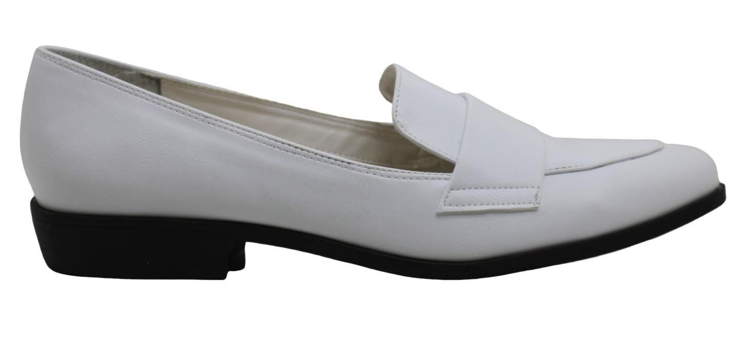 Bar III Women's Pointed Toe Oxfords White Size 7.5 M