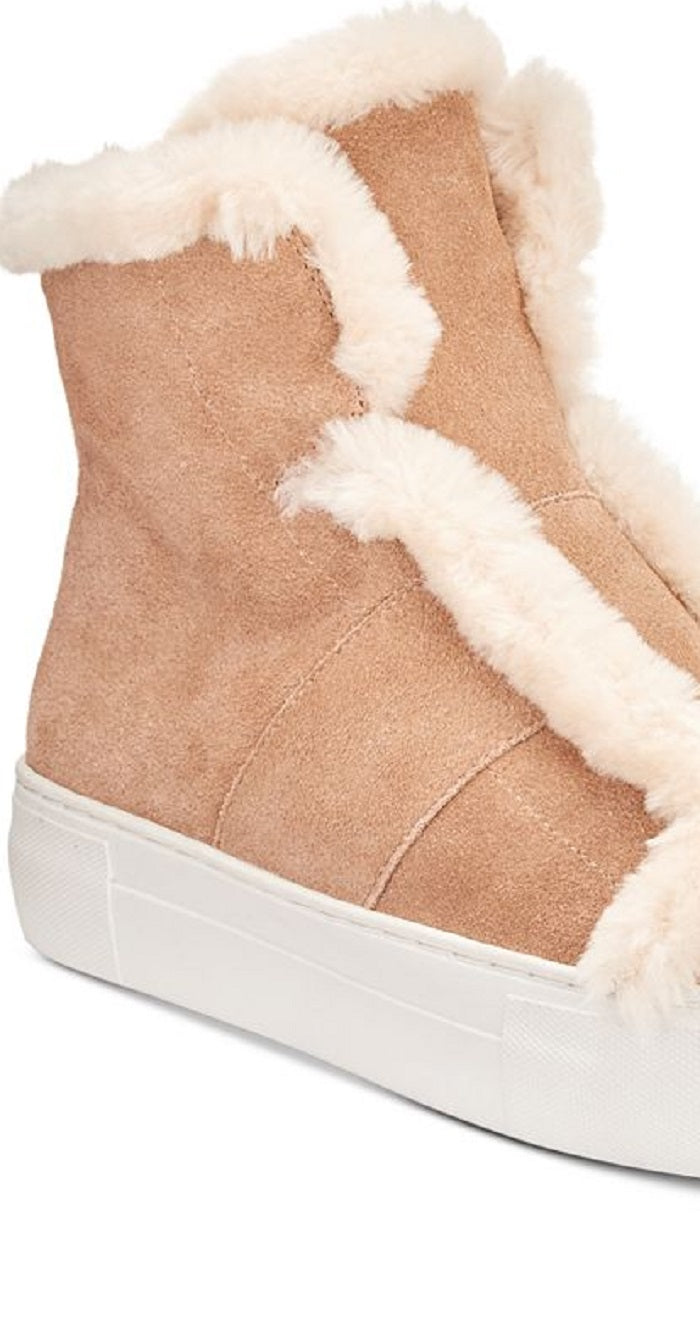DKNY Women's Mason Suede Faux Sneakers Brown Size 10