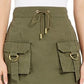 Planet Gold Women's Mini Skirt Juniors Green Size L