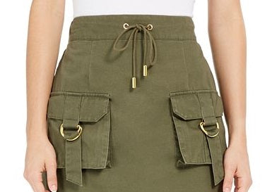 Planet Gold Women's Mini Skirt Juniors Green Size L