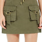 Planet Gold Women's Mini Skirt Juniors Green Size L