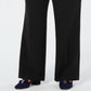 Charter Club Women's Plus Tummy Slimming Relaxed Fit Trouser Pants Black Size 24W