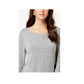 Style & Co Women's Tiered-Sleeve Top  White Size 2XL