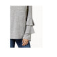 Style & Co Women's Tiered-Sleeve Top  White Size 2XL