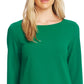 Vince Camuto Women's Split Hem Tunic Top Green Size Small