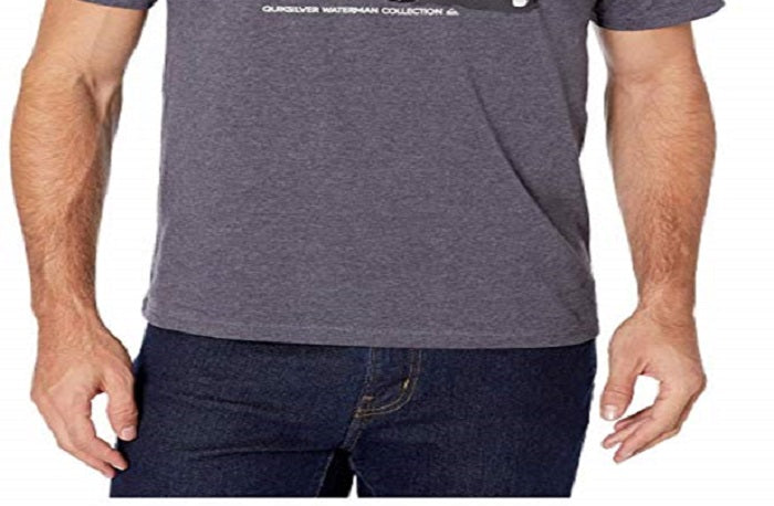 Quiksilver Men's Estate Parisian Night Heather T-Shirt GraySize Large