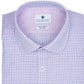 Ryan Seacrest Distinction Men's Plaid Dress Shirt Purple Size 11