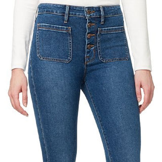 Sanctuary Women's Denim Button Fly Linden Bootcut Jeans Blue Size 31