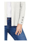 JM Collection Women's Ribbed Button Sleeve Cardigan White Size X-Large
