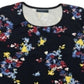 Karen Scott Women's Printed Scoop Neck Top Blue Size Large