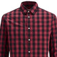 Jack & Jones Men's Essential Gingham Shirt Red Size Medium