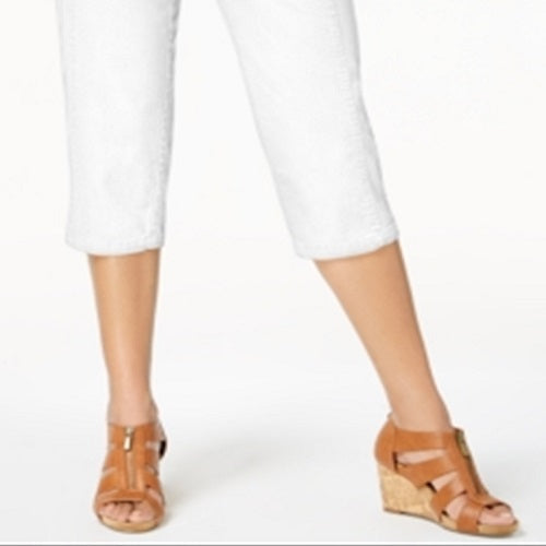 Style & Co Women's Capri Pants White Size 10 Petite