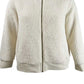 Calvin Klein Women's Sherpa Full Zip Jacket White Size Large