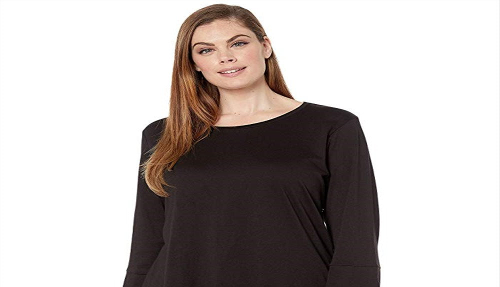 Michael Kors Women's Plus Embellished T-Shirt Black Size XL