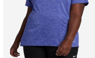 Nike Women's Plus Dry Legend Training T-Shirt Blue Size 2X