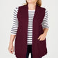 Karen Scott Women's Sweater Vest Red Size -XL