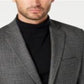 Ralph Lauren Men's Wool Blend Plaid Two Button Blazer Black Size 40