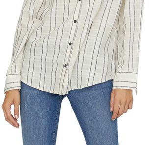 Sanctuary Women's Keepers Boyfriend Shirt White Size Medium